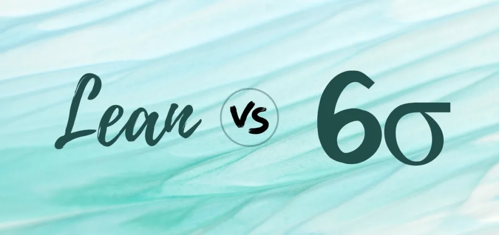 lean vs six sigma