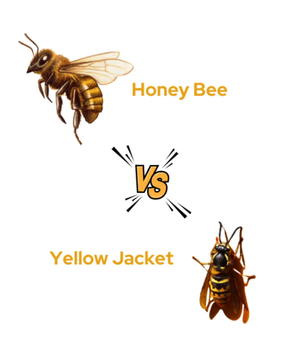 Honey Bee vs Yellow Jacket | Comparison Guide 2024