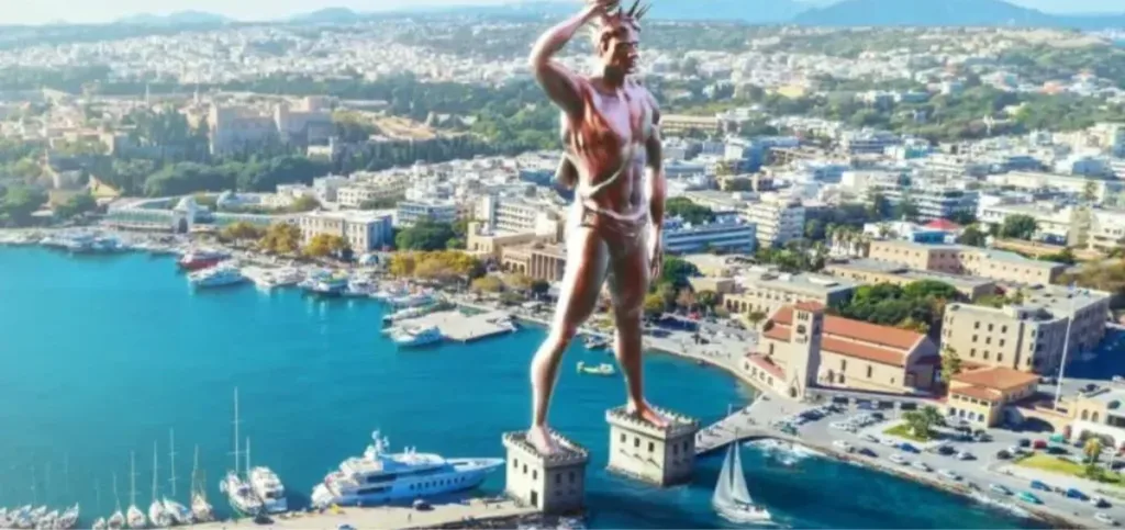 Colossus of Rhodes, a Wonder of the Past