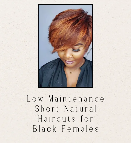 Low Maintenance Short Haircuts Ideas For Black Females