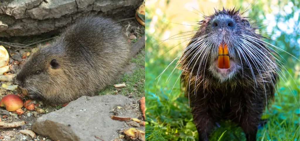 Nutria vs. Muskrat