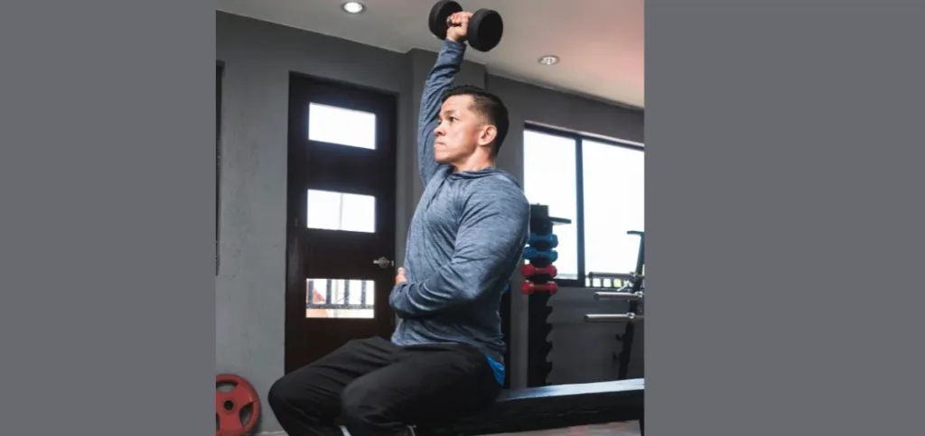 Dumbbell Overhead Tricep Extension 