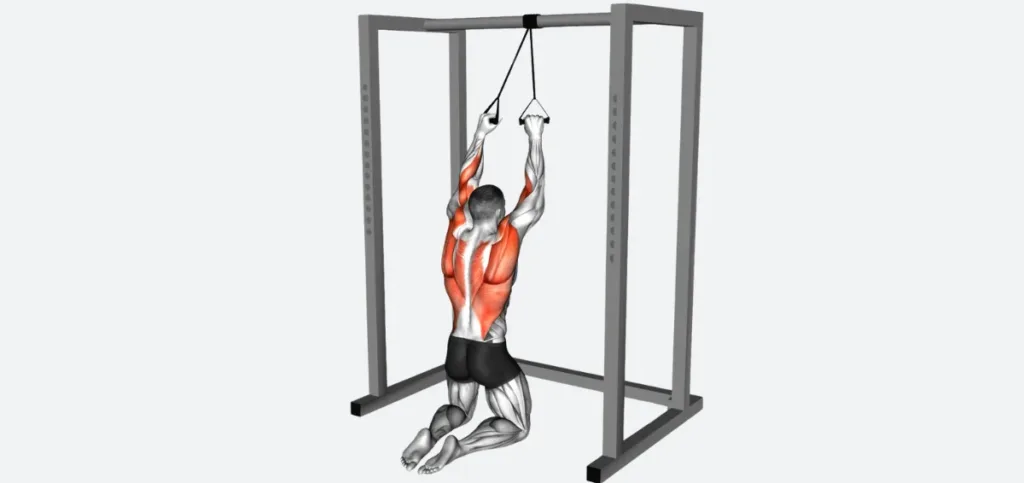 Banded Kneeling Lat Pulldown Banded Kneeling Lat Pulldown