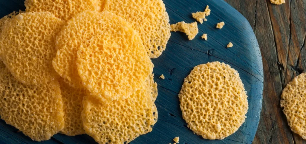 Baked Cheese Crisps Baked Cheese Crisps