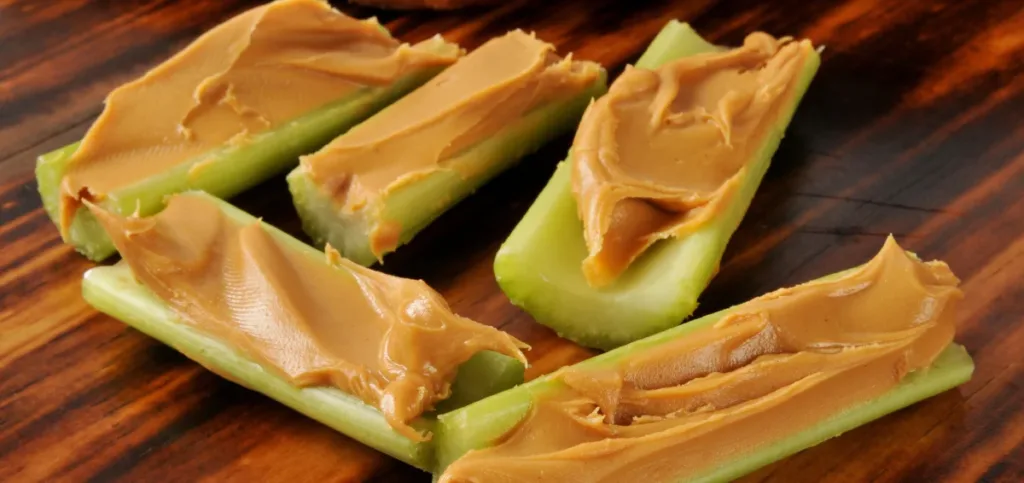 Celery with Peanut Butter Celery with Peanut Butter
