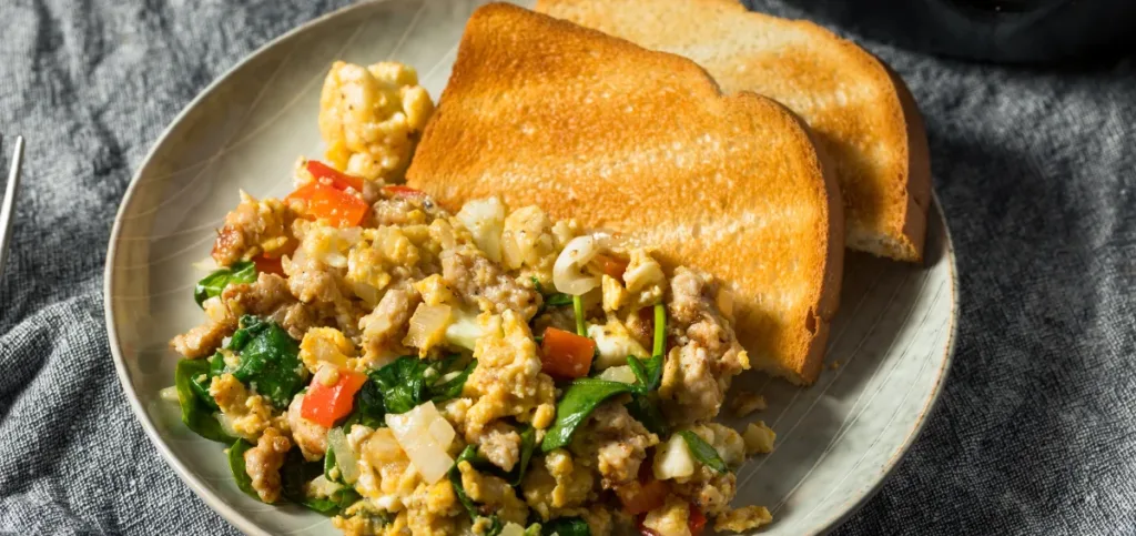 Egg White and Veggie Scramble Egg White and Veggie Scramble