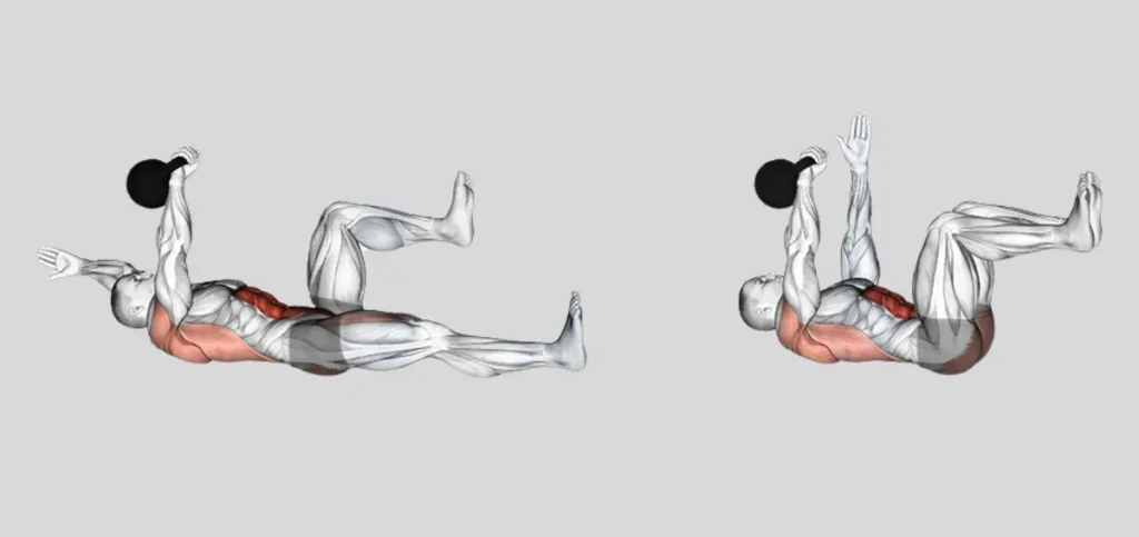 Kettlebell Dead Bug Kettlebell Dead Bug