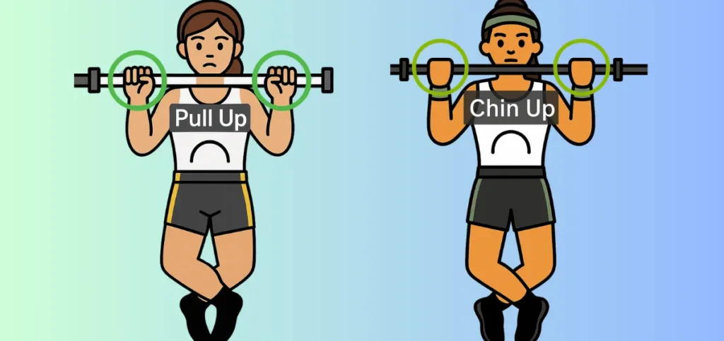 Pull up vs chin up Pull up vs chin up