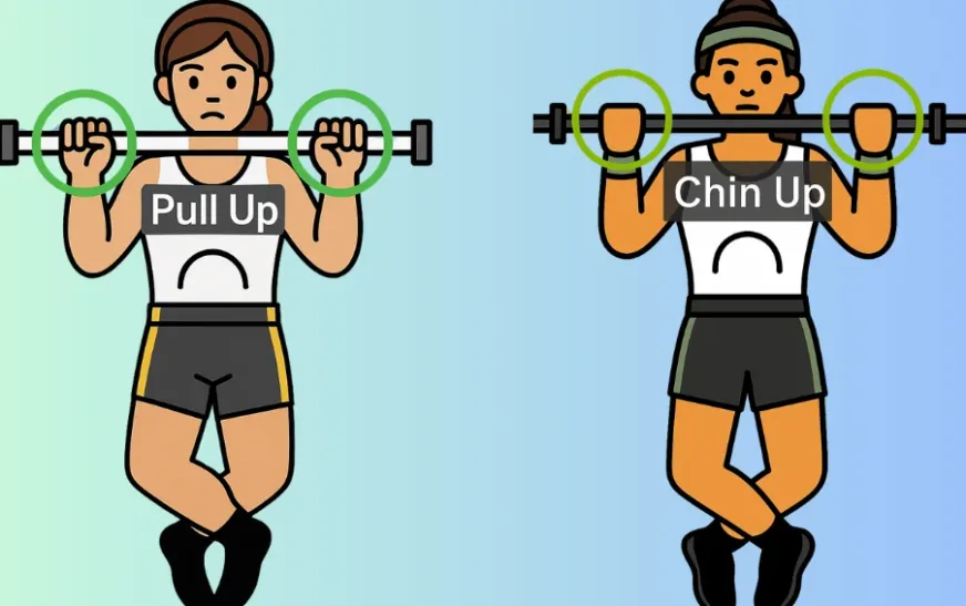 Pull up vs chin up