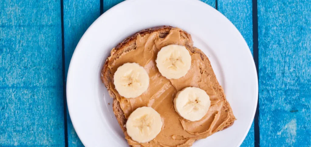 Banana With Almond Butter Banana With Almond Butter