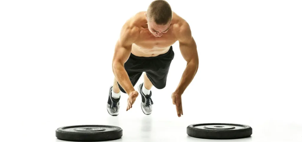 Plyometric Narrow-Grip Pushups Plyometric Narrow-Grip Pushups