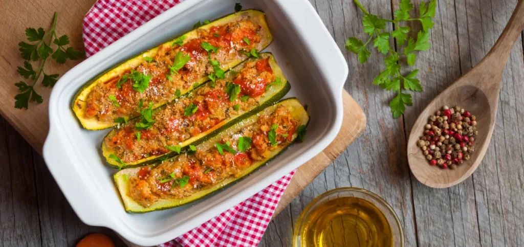 Stuffed Zucchini Stuffed Zucchini