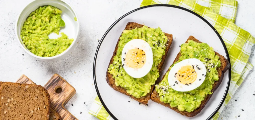 Whole Grain Toast With Avocado Whole Grain Toast With Avocado
