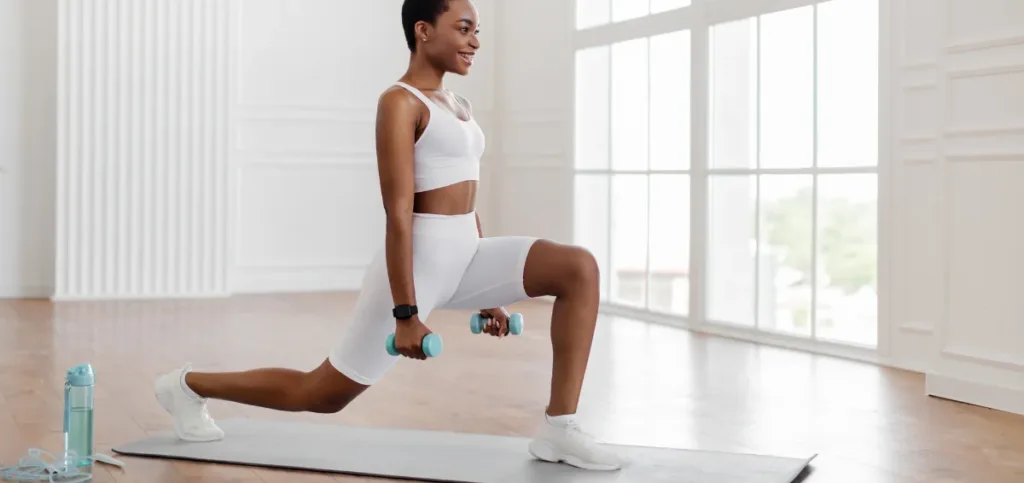 Dumbbell Lunges Dumbbell Lunges