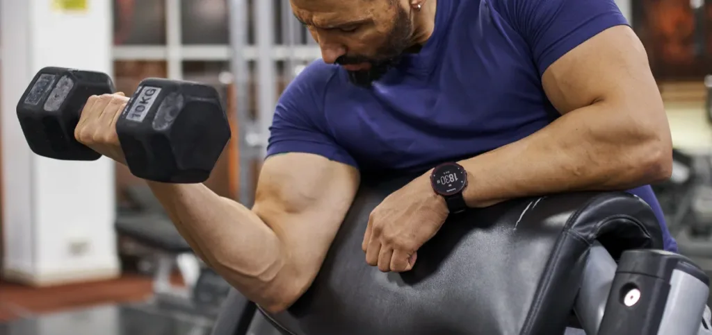 Preacher Curl (Using Dumbbell)