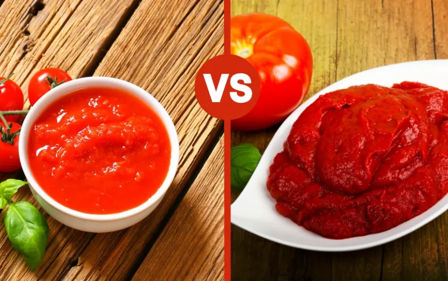 Tomato Puree vs Paste: What’s the Difference?