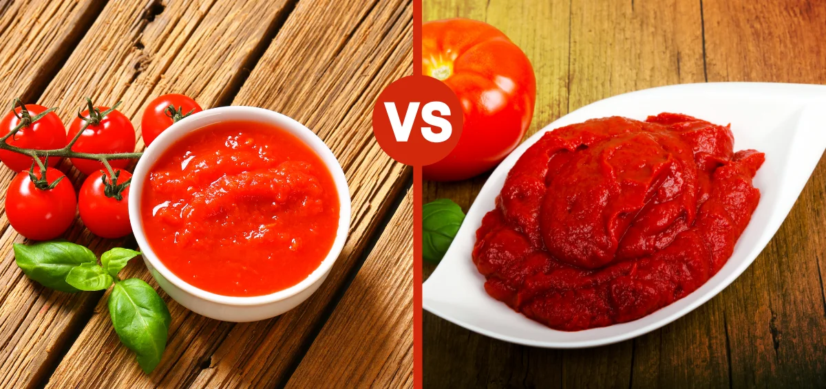 Tomato Puree vs Paste: What’s the Difference?