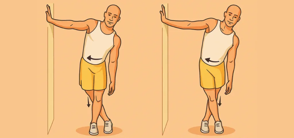 Standing IT Band Stretch (Cross-Leg Stretch)